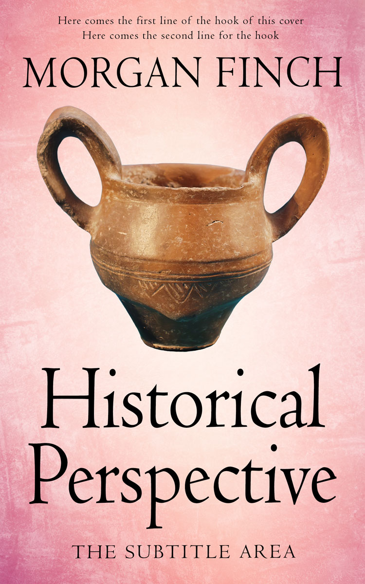 2D view of Premade History Book Cover - Mandys Pink #36807 | BookCoverZone*