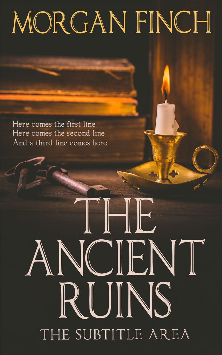 2D view of Premade Historical Book Cover - Birch #36813 | BookCoverZone*