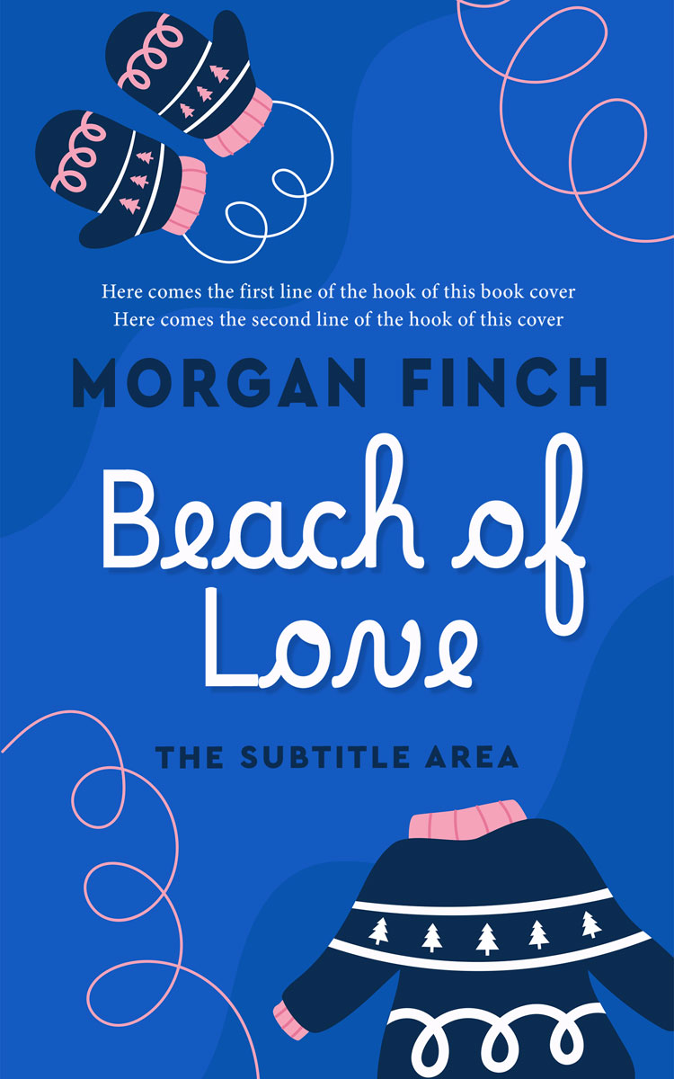 2D view of Premade Romance Book Cover - Denim #36859 | BookCoverZone*