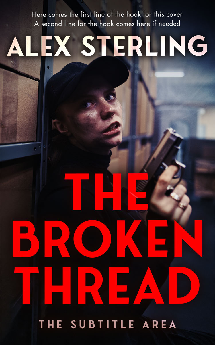 2D view of Premade Mystery & Thriller & Suspense Book Cover - Mandy #36943 | BookCoverZone*