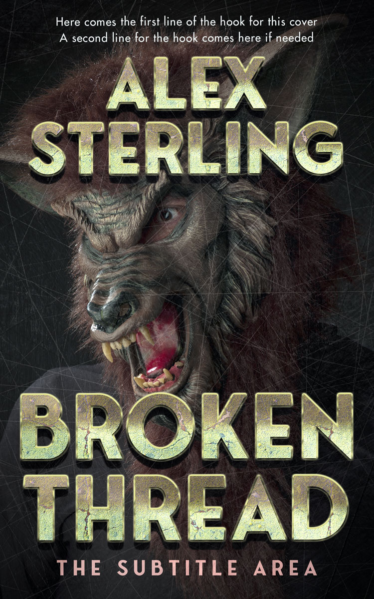 2D view of Premade Horror Book Cover - Mine Shaft #36949 | BookCoverZone*