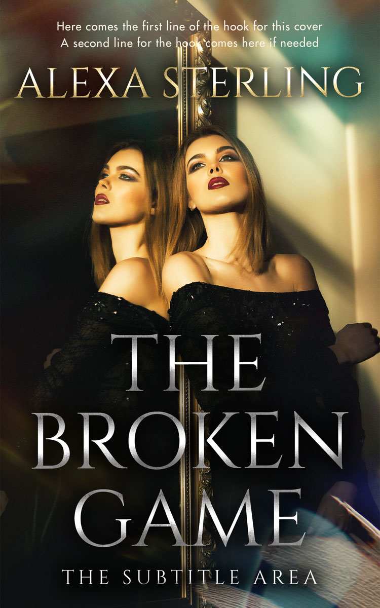 2D view of Premade Mystery & Thriller & Suspense Book Cover - Tan #36972 | BookCoverZone*
