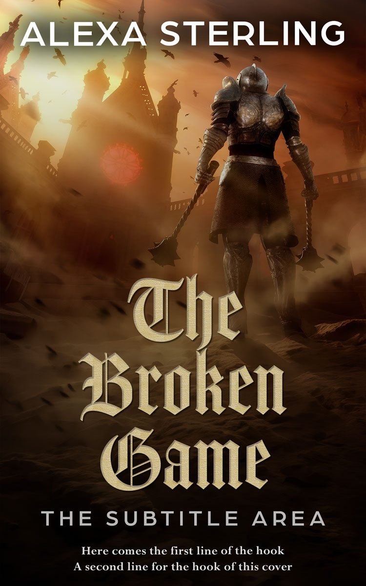 2D view of Premade Fantasy Book Cover - Sambuca #36998 | BookCoverZone