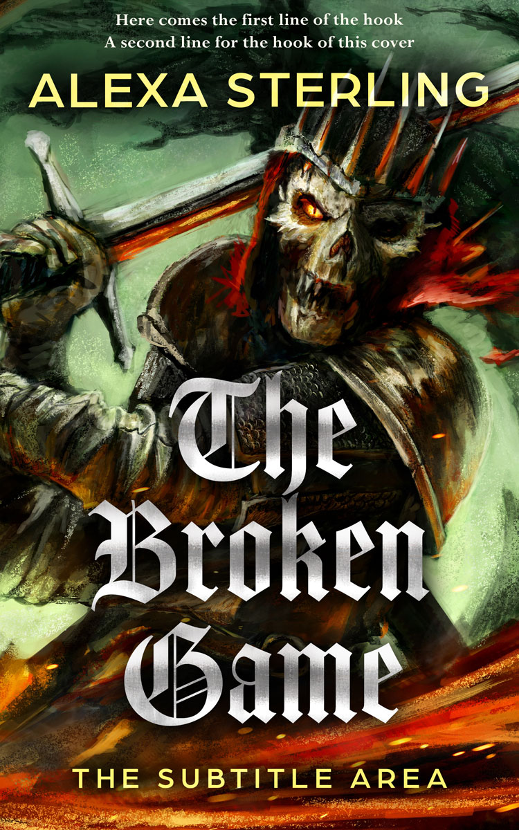 2D view of Premade Fantasy Book Cover - Sorrell Brown #37001 | BookCoverZone