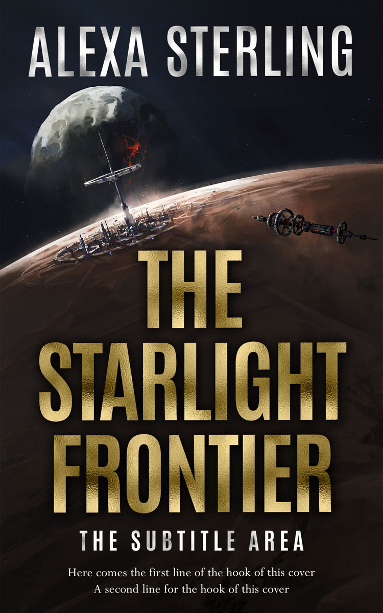 2D view of Premade Science Fiction Book Cover - Cod Gray #37044 | BookCoverZone*