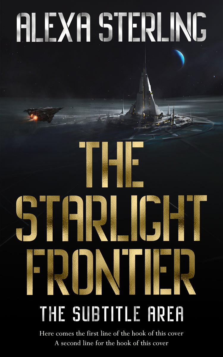 2D view of Premade Science Fiction Book Cover - Woodsmoke #37045 | BookCoverZone*