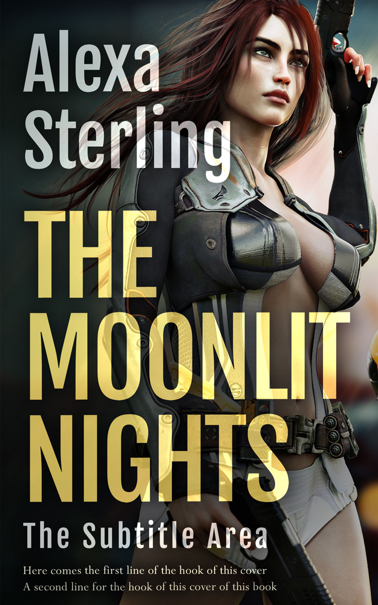 2D view of Premade Science Fiction Book Cover - Pavlova #37053 | BookCoverZone*