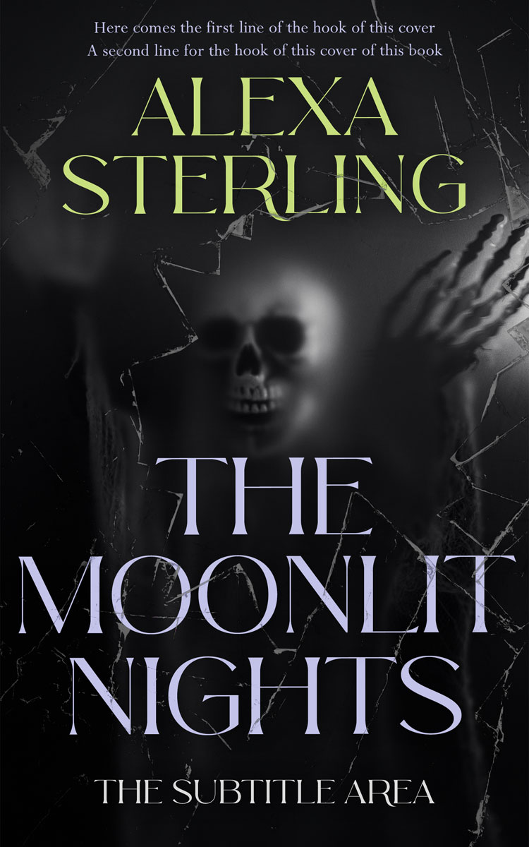 2D view of Premade Horror Book Cover - Woodsmoke #37067 | BookCoverZone*