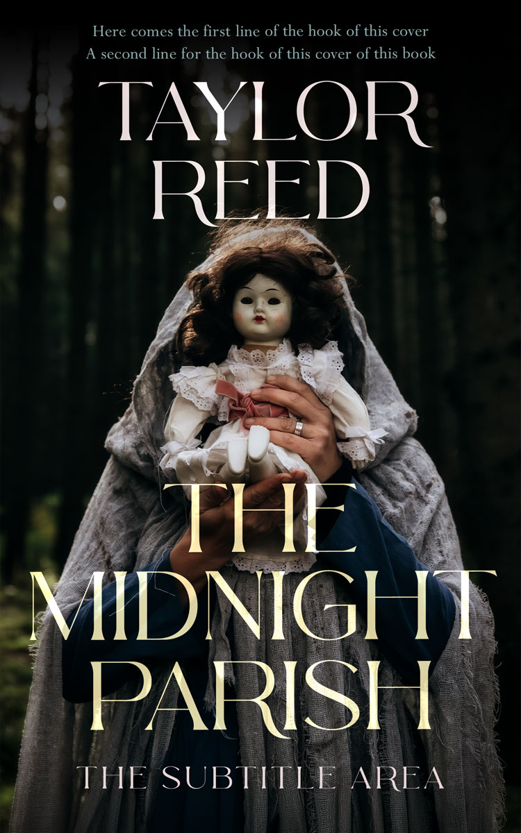 2D view of Premade Horror Book Cover - Heavy Metal #37091 | BookCoverZone*