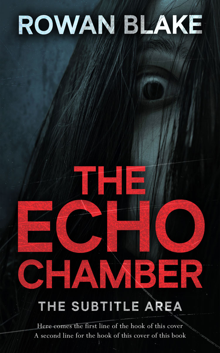 2D view of Premade Horror Book Cover - Woodsmoke #37116 | BookCoverZone*