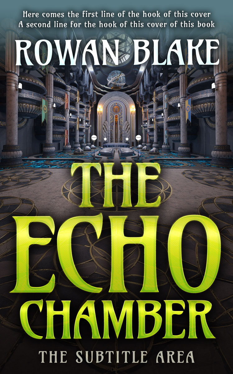 2D view of Premade Fantasy Book Cover - Shark #37175 | BookCoverZone