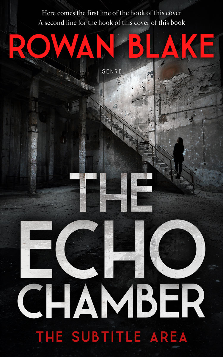 2D view of Premade Mystery & Thriller & Suspense Book Cover - Clam Shell #37179 | BookCoverZone