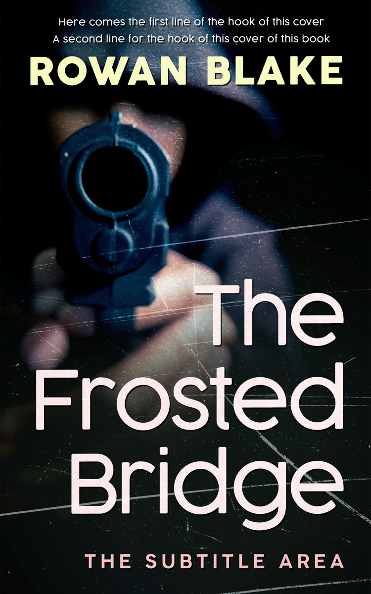 2D view of Premade Mystery & Thriller & Suspense Book Cover - Bunker #37187 | BookCoverZone