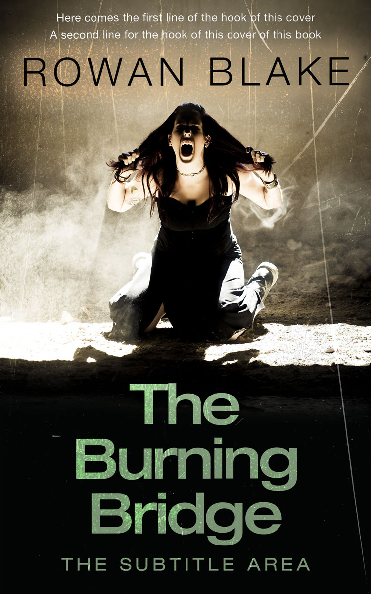 2D view of Premade Horror Book Cover - Vanilla #37197 | BookCoverZone