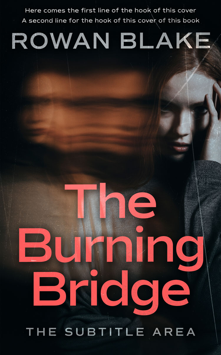 2D view of Premade Mystery & Thriller & Suspense Book Cover - Woodsmoke #37220 | BookCoverZone*