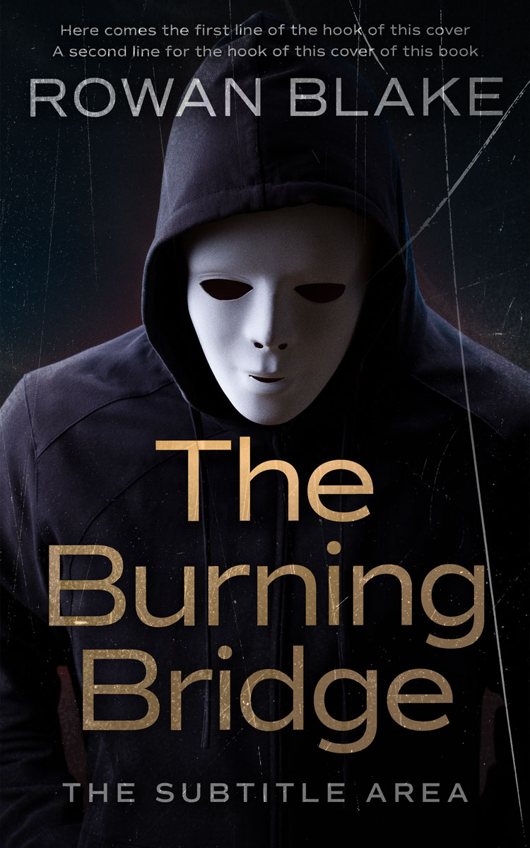 2D view of Premade Mystery & Thriller & Suspense Book Cover - Woodsmoke #37222 | BookCoverZone*