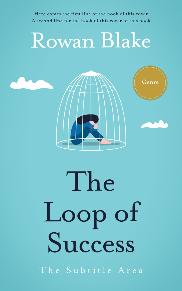 2D view of Premade Self-Improvement & Self-Help Book Cover - Downy #37244 | BookCoverZone*