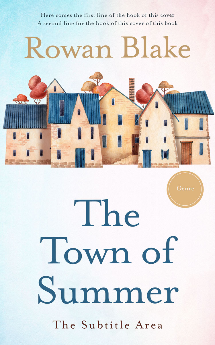 2D view of Premade Literary Fiction Book Cover - Cararra #37252 | BookCoverZone*