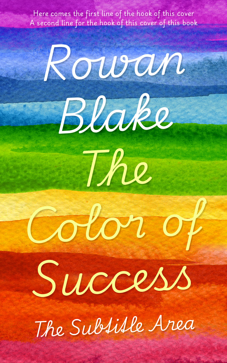 2D view of Premade Self-Improvement & Self-Help Book Cover - Orange Roughy #37254 | BookCoverZone*