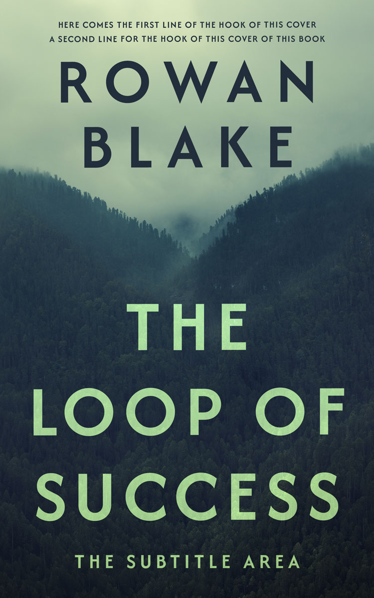 2D view of Premade  Book Cover - Norway #37261 | BookCoverZone