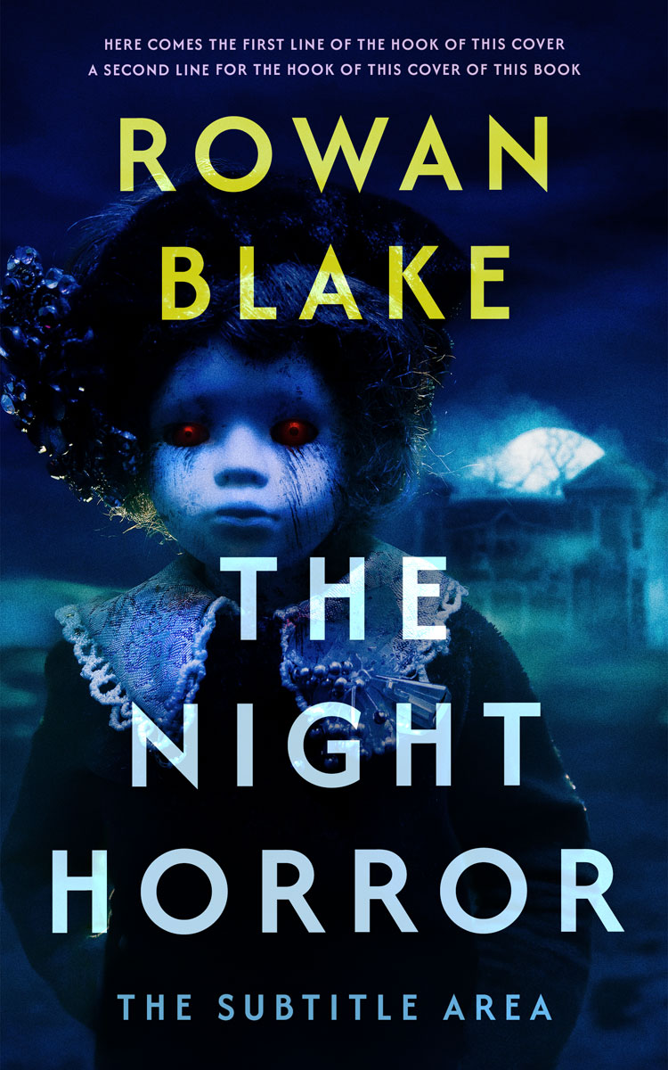 2D view of Premade  Book Cover - Black Pearl #37274 | BookCoverZone