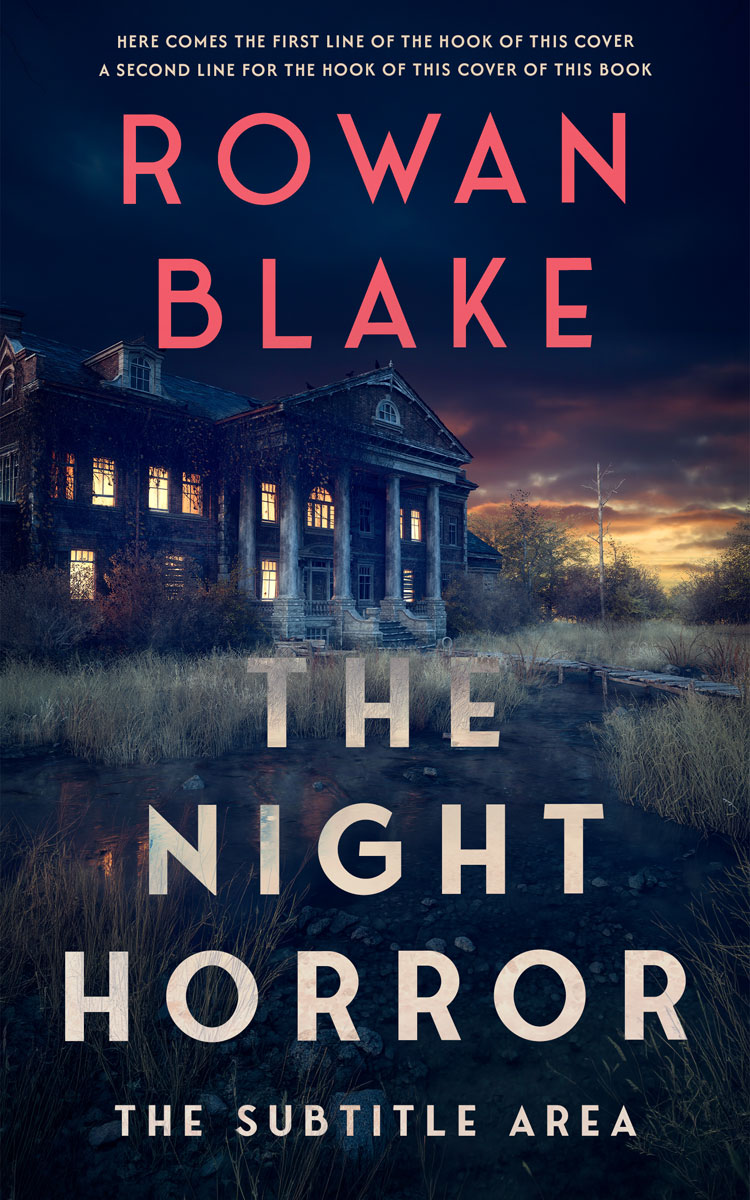 2D view of Premade  Book Cover - Big Stone #37277 | BookCoverZone