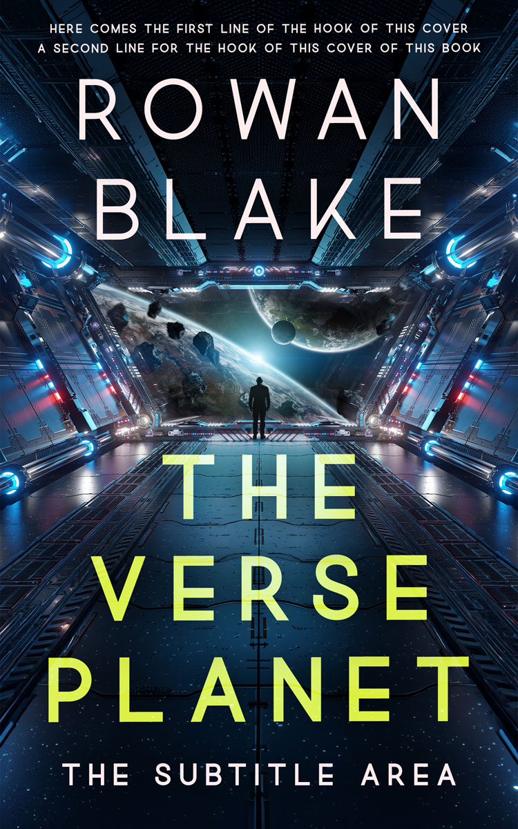 2D view of Premade  Book Cover - Big Stone #37279 | BookCoverZone