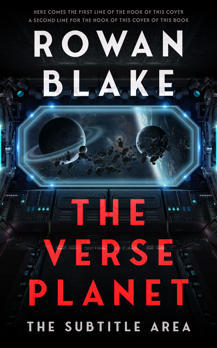 2D view of Premade Science Fiction Book Cover - Bunker #37281 | BookCoverZone