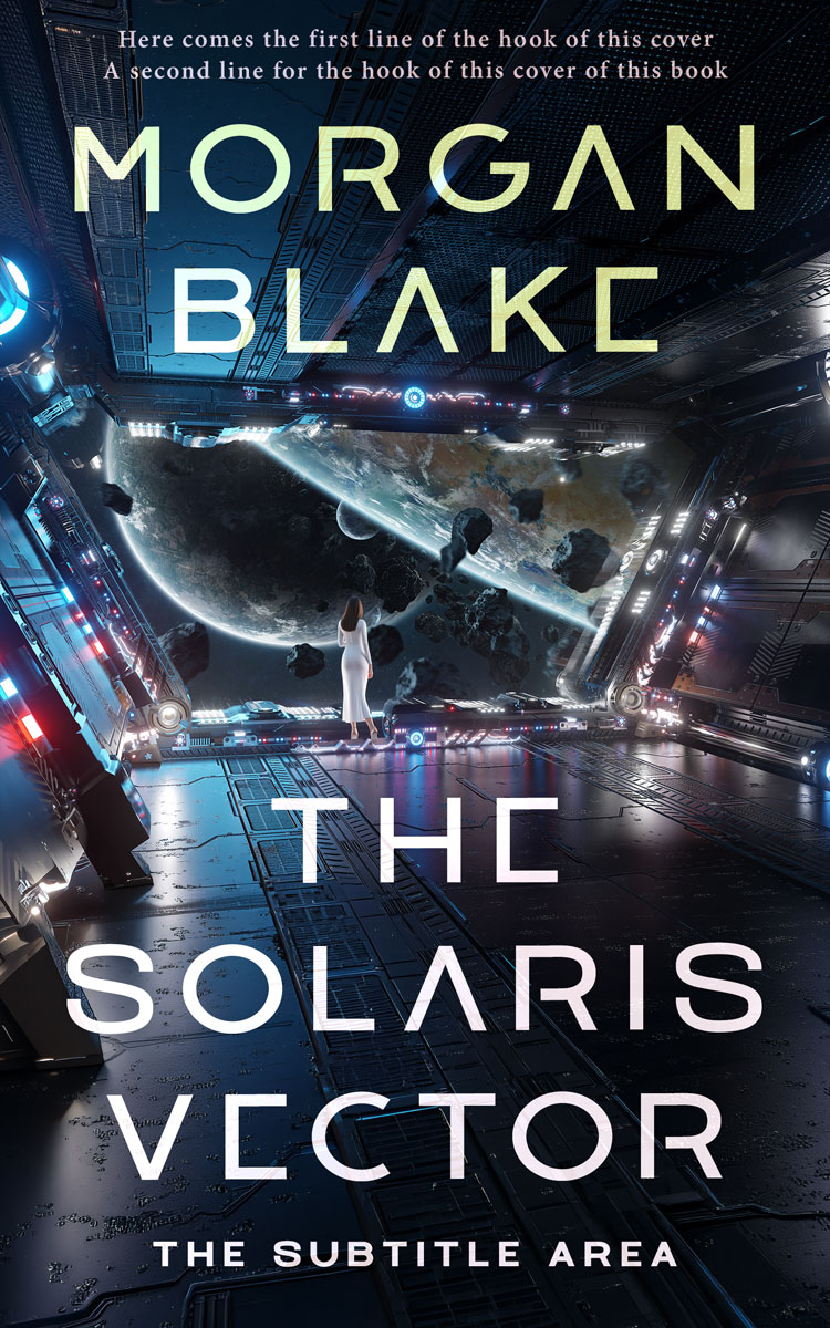 2D view of Premade Science Fiction Book Cover - Mirage #37285 | BookCoverZone