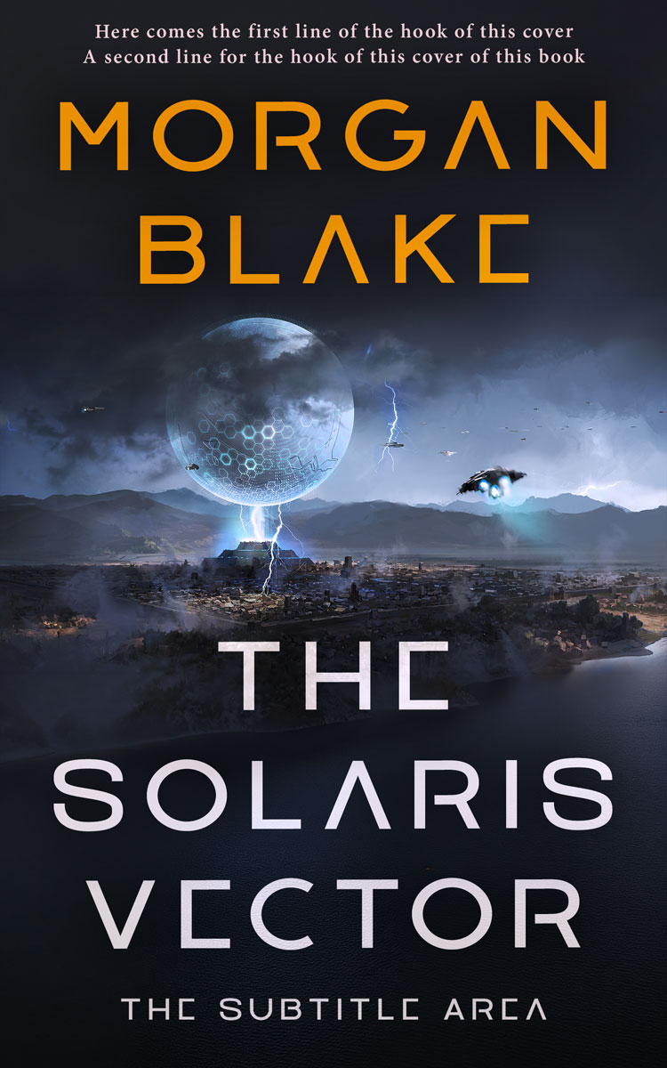 2D view of Premade Science Fiction Book Cover - Ebony Clay #37288 | BookCoverZone