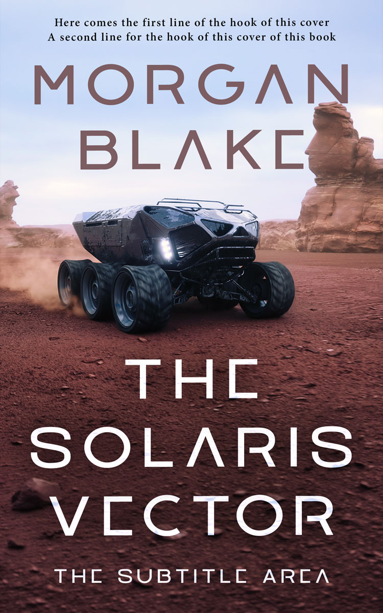 2D view of Premade Science Fiction Book Cover - Woody Brown #37290 | BookCoverZone