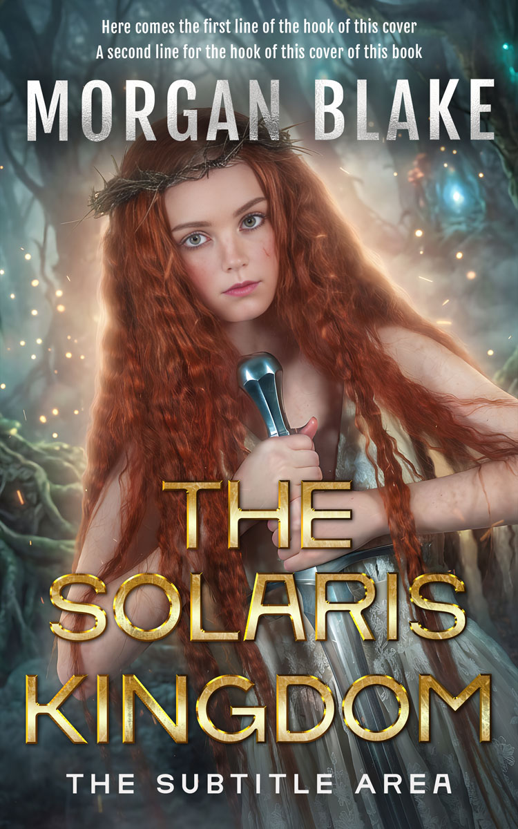 2D view of Premade Fantasy Book Cover - Armadillo #37313 | BookCoverZone