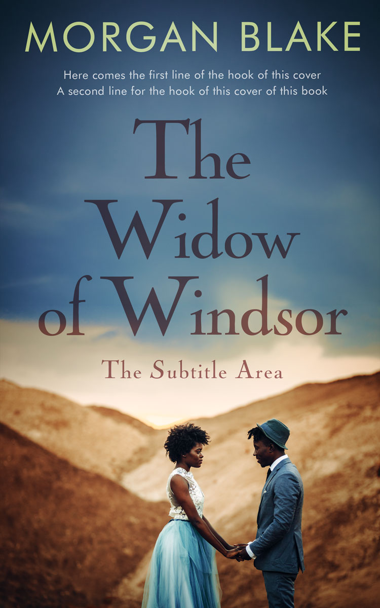 2D view of Premade Romance Book Cover - Blue Bayoux #37343 | BookCoverZone