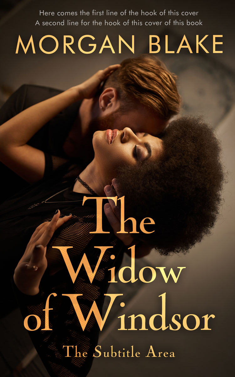 2D view of Premade Romance Book Cover - Oil #37348 | BookCoverZone
