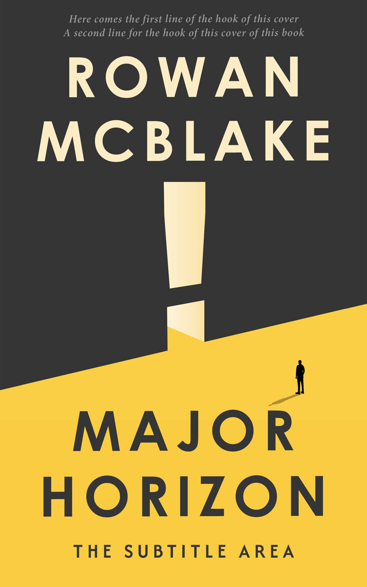 2D view of Premade Business Book Cover - Mine Shaft #37363 | BookCoverZone