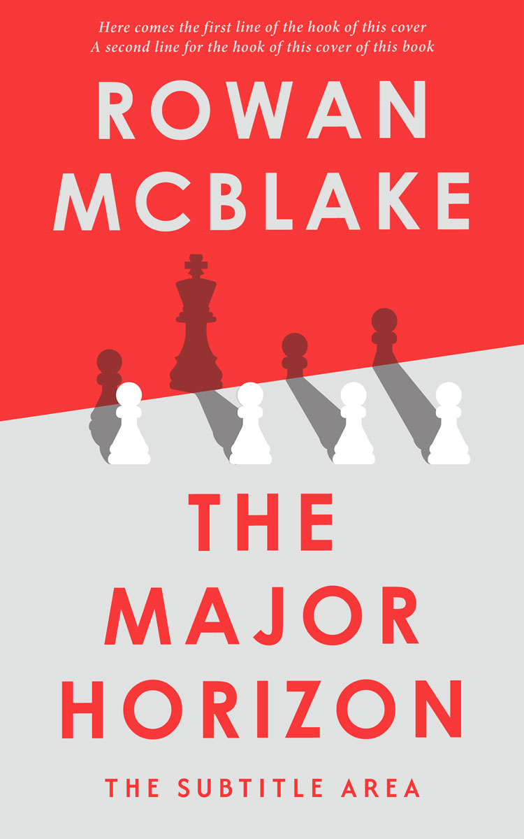 2D view of Premade Business Book Cover - Mercury #37365 | BookCoverZone