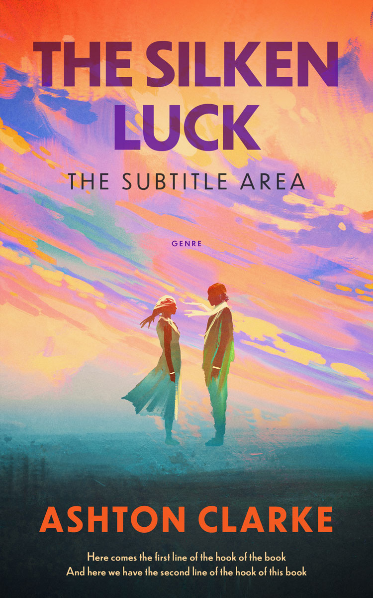 2D view of Cameo #50004 - Premade Romance Book Cover