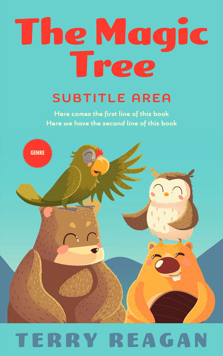 2D view of Downy #50014 - Premade Nature Book Cover