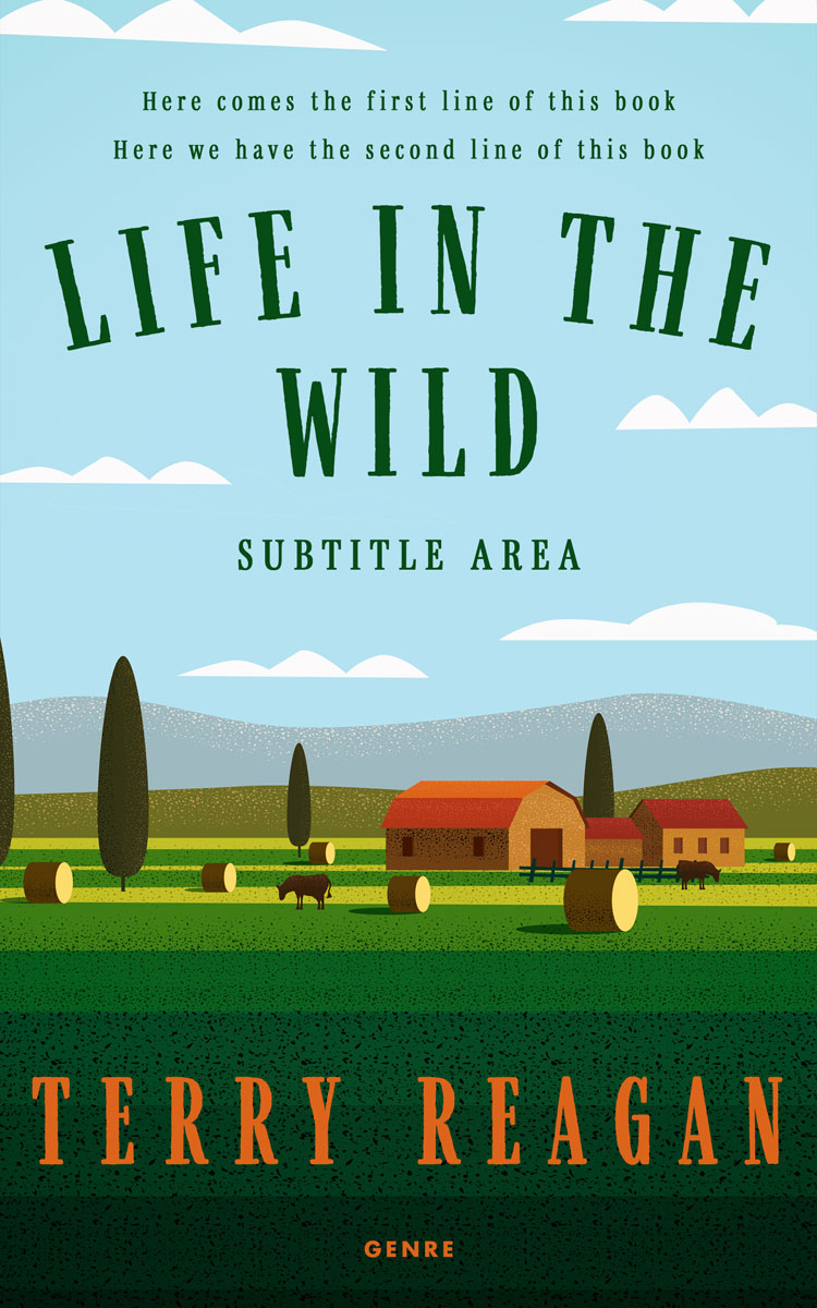 2D view of Parsley #50019 - Premade Literary Fiction Book Cover