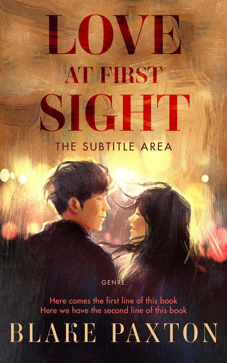 2D view of Premade Romance Book Cover - Driftwood