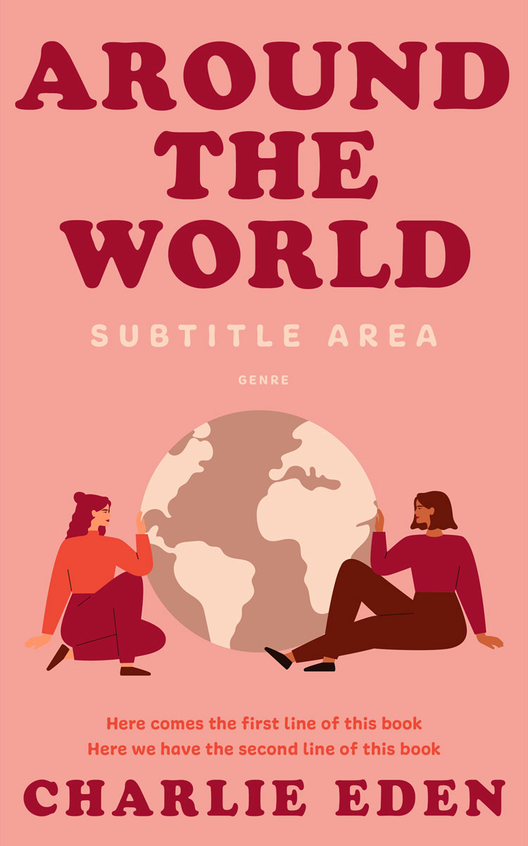 2D view of Wewak #50067 - Premade Travel Book Cover