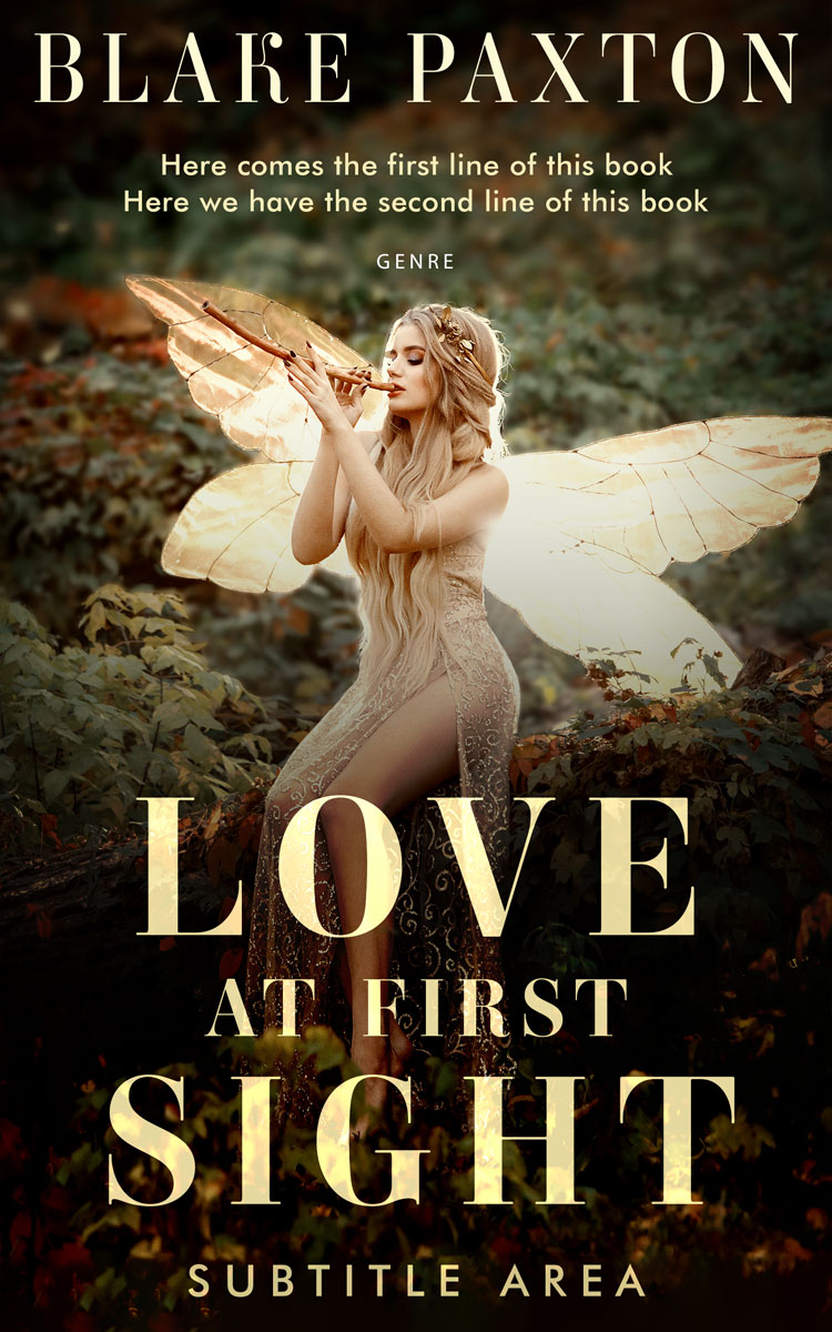 2D view of Pavlova #50071 - Premade Fantasy Book Cover