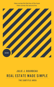 Pre Made Book Cover Ebony Clay