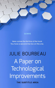 Pre Made Book Cover Royal Blue