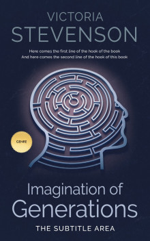 Pre Made Book Cover Ebony Clay