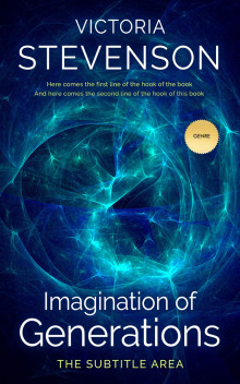 Pre Made Book Cover Gulf Blue