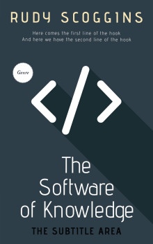 Pre Made Book Cover Pickled Bluewood