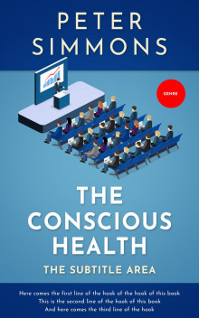 Pre Made Book Cover Hippie Blue