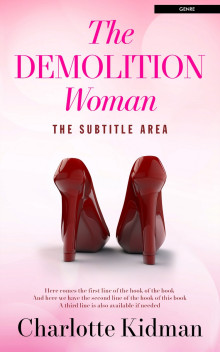 Pre Made Book Cover Carousel Pink