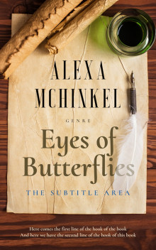 Pre Made Book Cover Calico